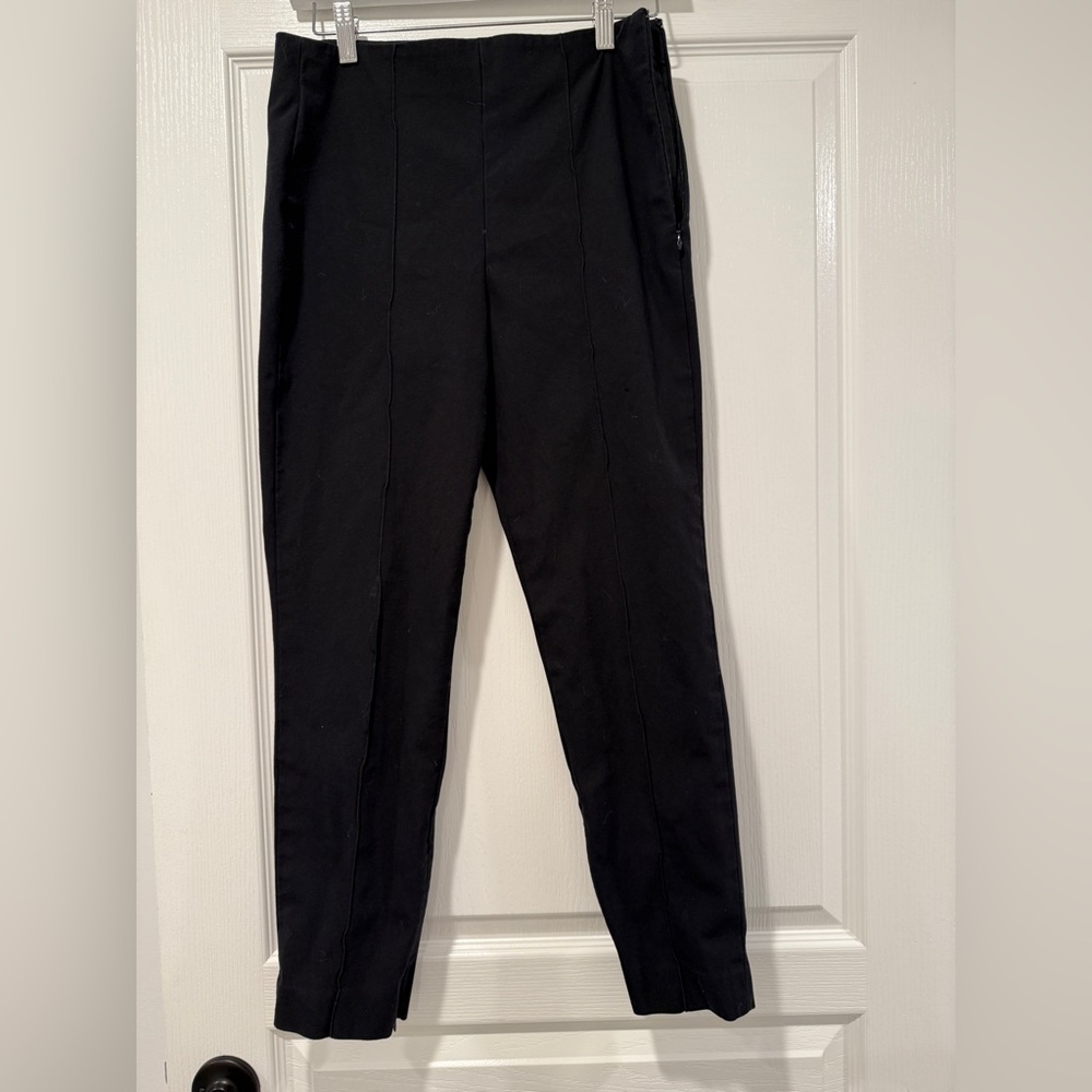 Theory Black Dress Pants with Tapered Leg